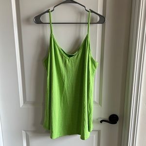 Zenana Green Striped Tank.